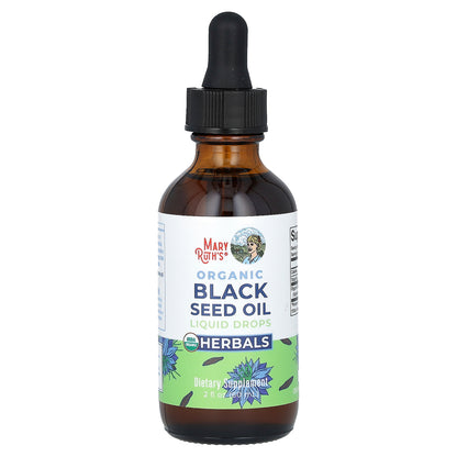 MaryRuth's, Organic Black Seed Oil, Liquid Drops, 600 mg, 2 fl oz (60 ml)