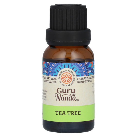 GuruNanda, 100% Pure & Natural Essential Oil, Tea Tree, 0.5 fl oz (15 ml)