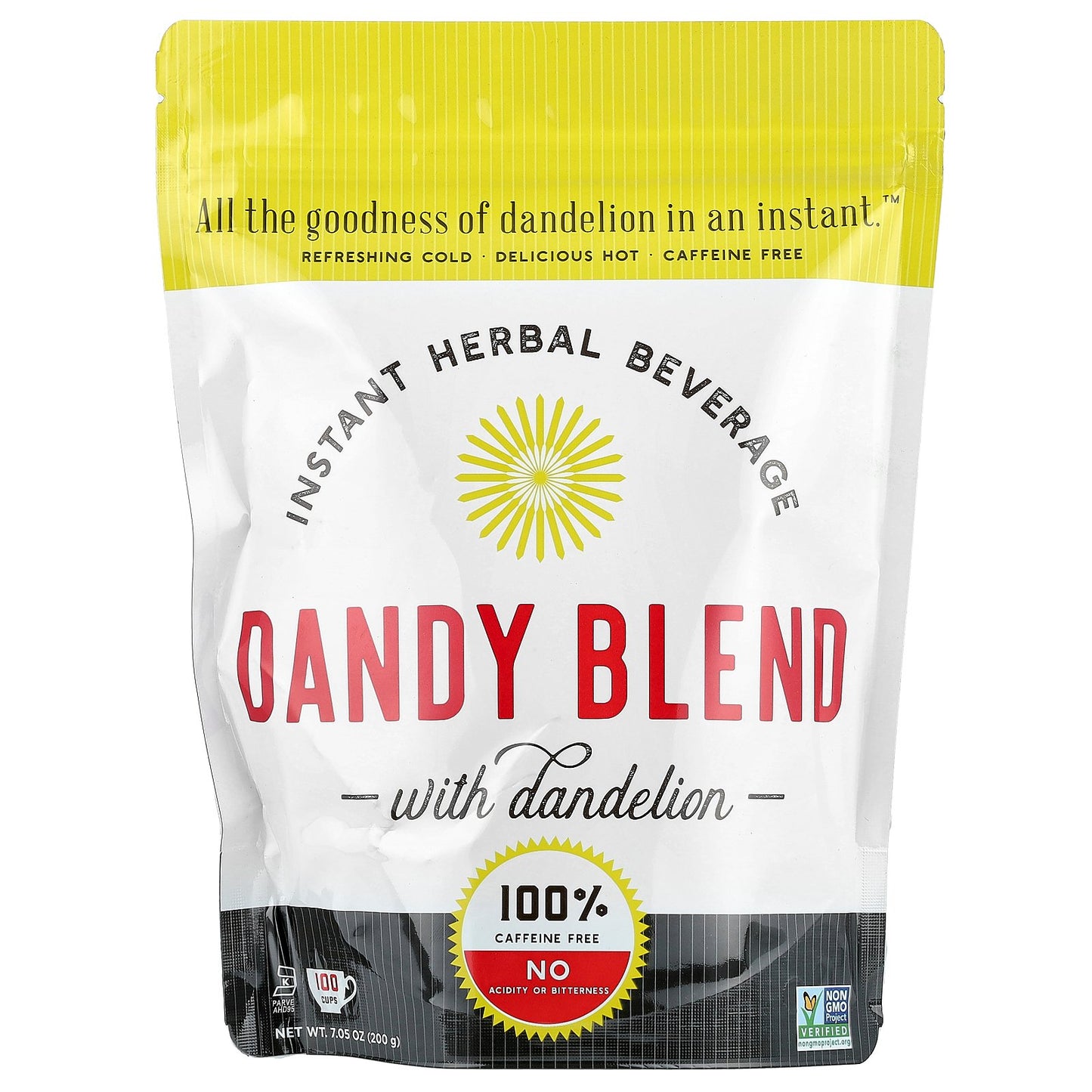 Dandy Blend, Instant Herbal Beverage with Dandelion, Caffeine Free, 7.05 oz (200 g)