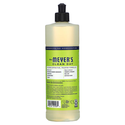 Mrs. Meyers Clean Day, Dish Soap, Lemon Verbena Scent, 16 fl oz (473 ml)