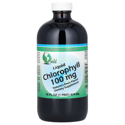 World Organic, Liquid Chlorophyll, 16 fl oz (474 ml)