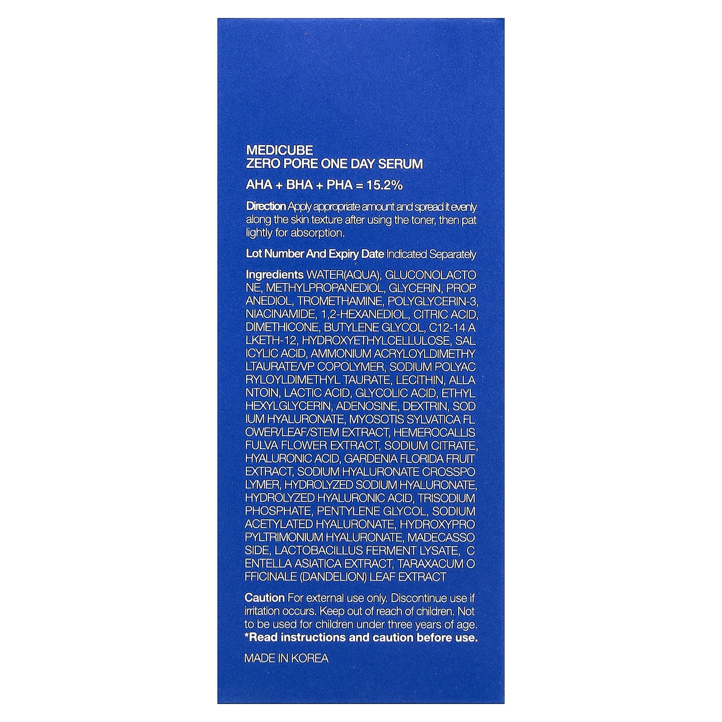 Medicube, Zero Pore One Day Serum, 1.01 fl oz (30 ml)