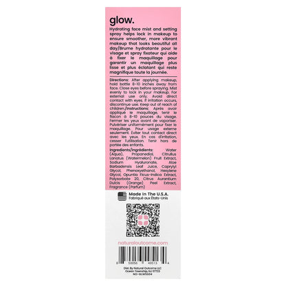 Natural Outcome, Glow, All-Nighter Setting Spray, 4 oz (120 ml)