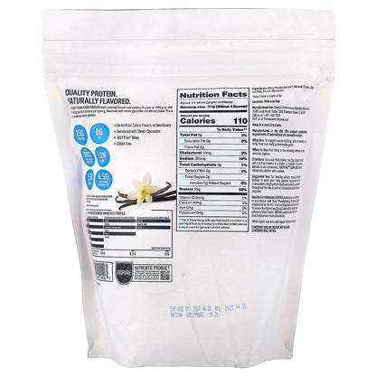 Isopure, Low Carb Protein Powder Drink Mix, Vanilla Bean, 1 lb (454 g)