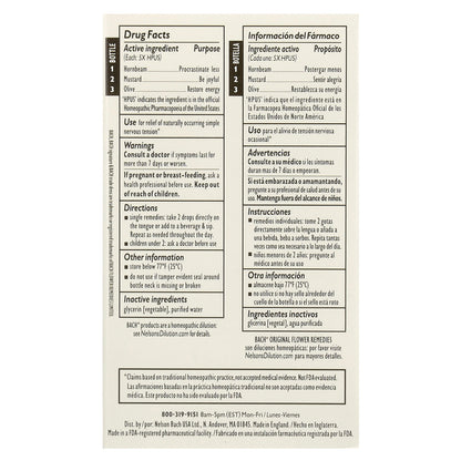 Bach, Original Flower Remedies, Mental Energy Kit, Emotional Ups & Downs, 3 Droppers, 0.35 fl oz (10 ml) Each