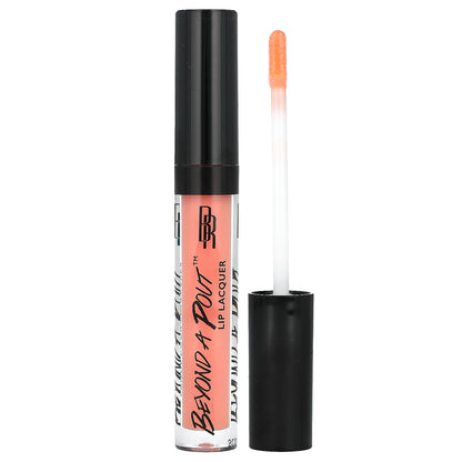 Black Radiance, Beyond A Pout, Lip Lacquer, 1320059 Heat Wave, 0.12 fl oz (3.5 ml)