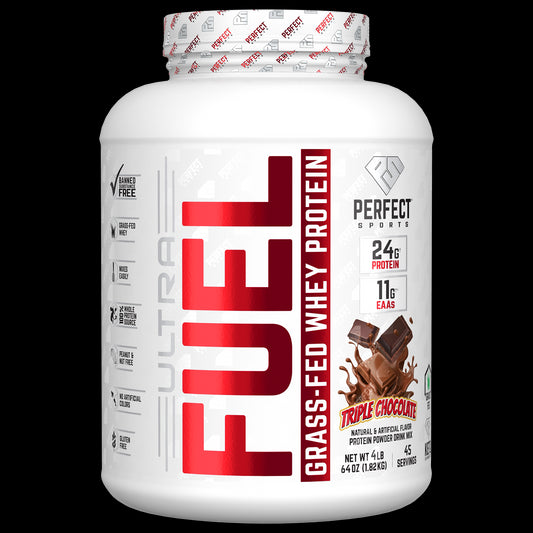 PERFECT Sports, Ultra Fuel, Grass-Fed Whey Protein, Triple Chocolate, 4 lb (1.82 kg)