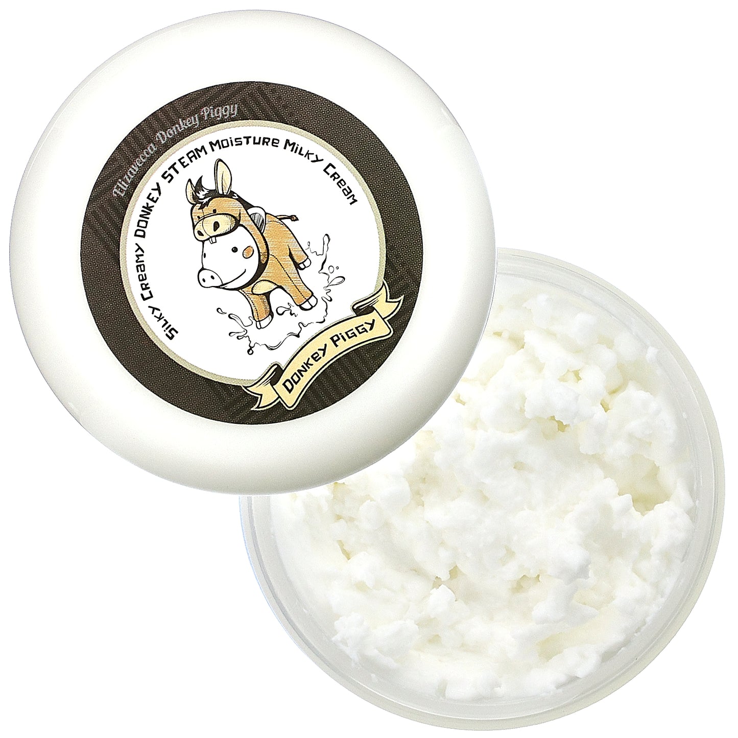 Elizavecca, Donkey Piggy, Silky Creamy Donkey Steam, Moisture Milky Cream, 3.53 oz (100 g)