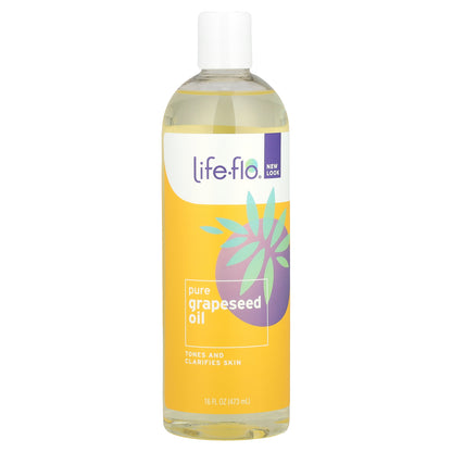 Life-flo, Pure Grapeseed Oil, 16 fl oz (473 ml)