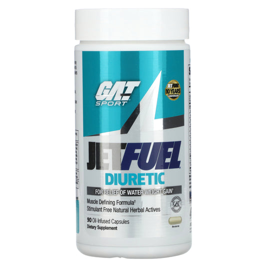 GAT, JetFuel®, Diuretic, 90 Oil-Infused Capsules