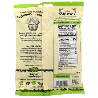 Chimes, Ginger Chews, Original, 5 oz (141.8 g)