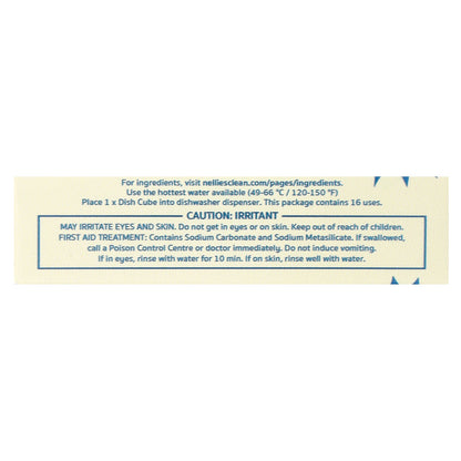 Nellie's, Auto Dish Cubed, Unscented, 16 Cubes