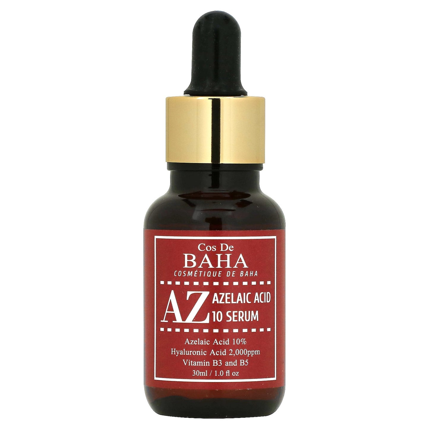 Cos De BAHA, AZ, Azelaic Acid 10 Serum,  1 fl oz (30 ml)