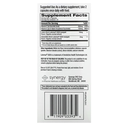 Focus Factor, Advanced Vision, 60 Capsules