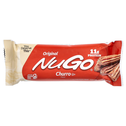 NuGo Nutrition, Original, Protein Bars, Churro , 15 Bars,1.76 oz (50 g) Each