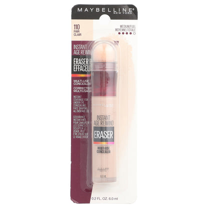 Maybelline, Instant Age Rewind, Eraser, Multi-Use Concealer,  110 Fair, 0.2 fl oz (6 ml)