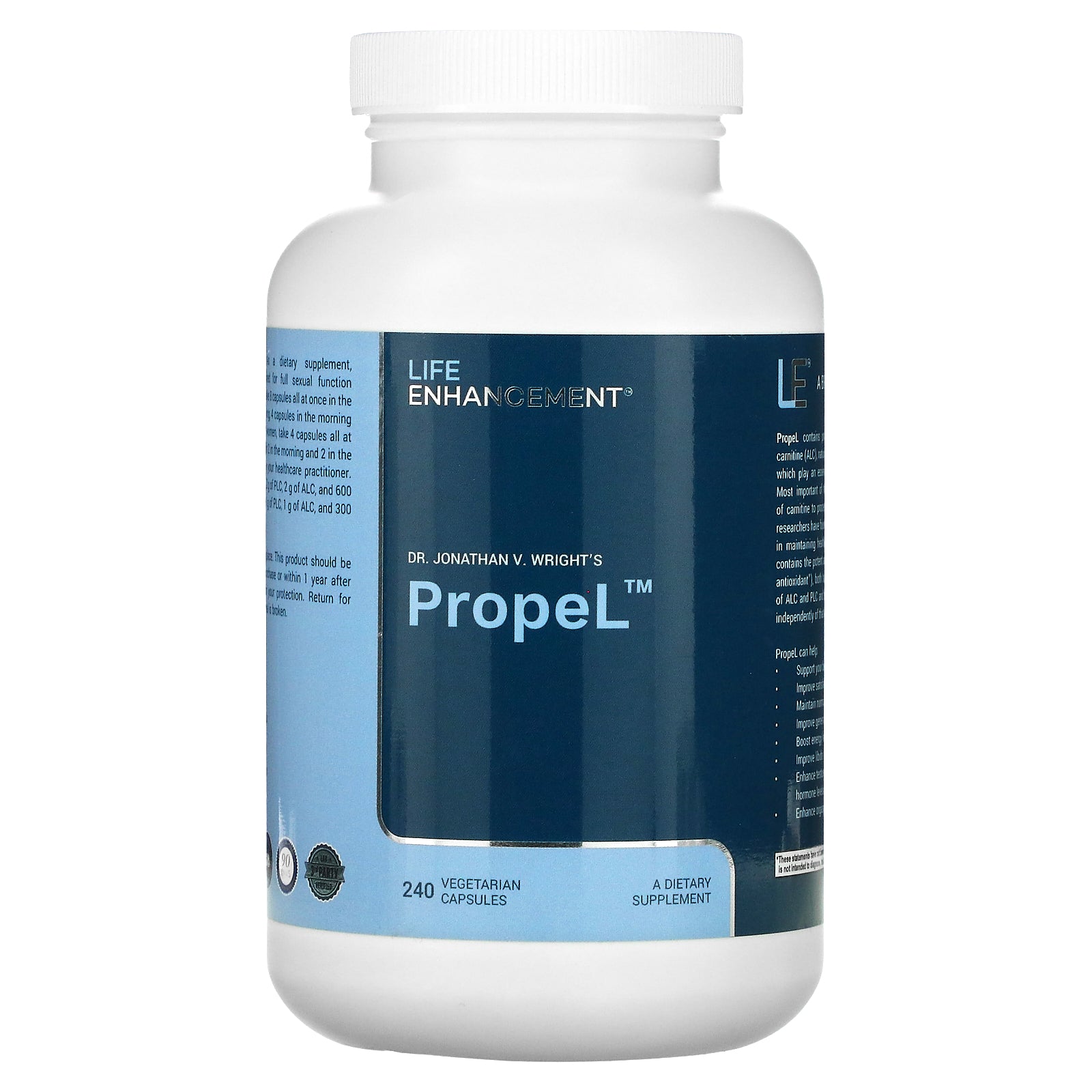 Life Enhancement, PropeL, 240 Vegetarian Capsules