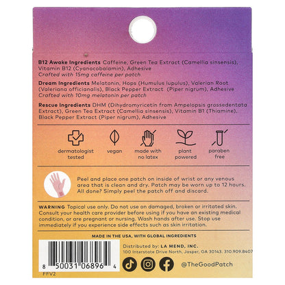 The Good Patch, The Fan Faves Wellness Patches, 3 Patches