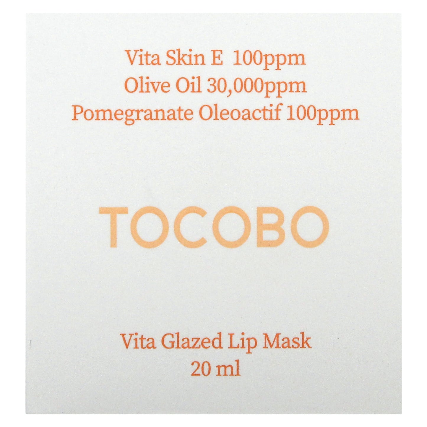 Tocobo, Vita Glazed Lip Mask, 20 ml