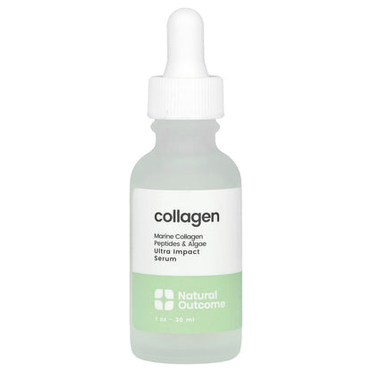 Natural Outcome, Collagen, Ultra Impact Serum, Fragrance Free, 1 oz (30 ml)
