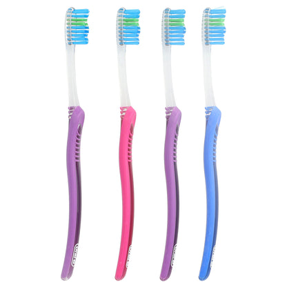 Oral-B, Advanced Clean Toothbrush. Soft , 4 Pack