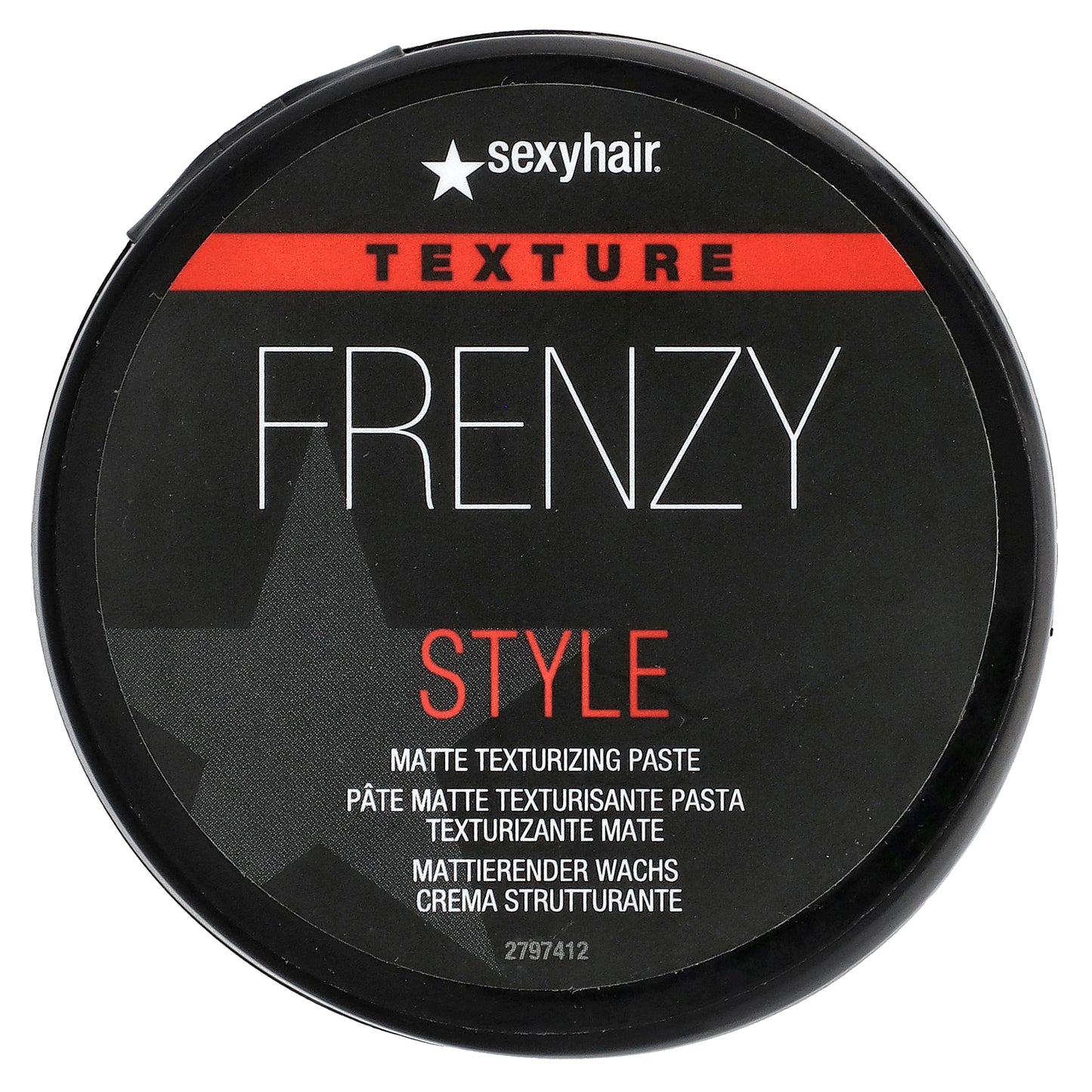 SexyHair, Style, Frenzy, Matte Texturizing Paste, 2.5 oz (70 g)