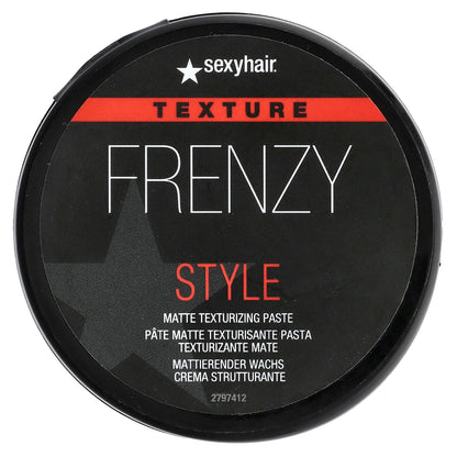 SexyHair, Style, Frenzy, Matte Texturizing Paste, 2.5 oz (70 g)