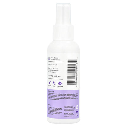 The Honey Pot Company, Panty Spray, Calming Lavender Rose, 4 fl oz (118 ml)
