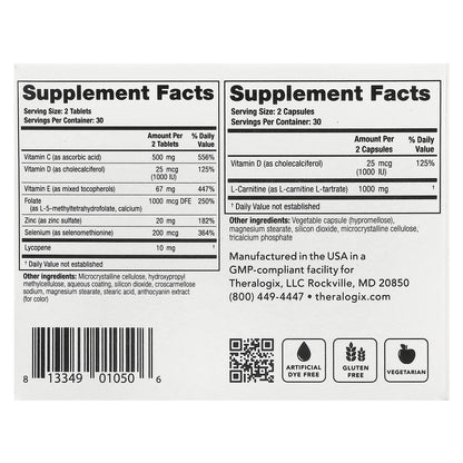 Theralogix, ConceptionXR®, Motility Support Formula, 60 Tablets + 60 Capsules