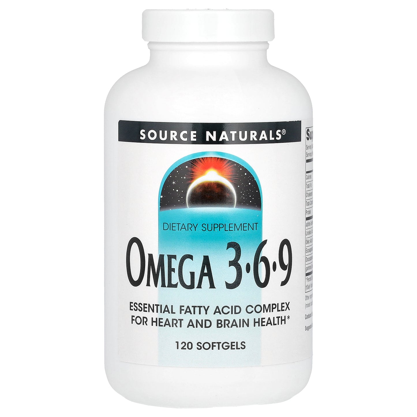 Source Naturals, Omega 3-6-9, 120 Softgels