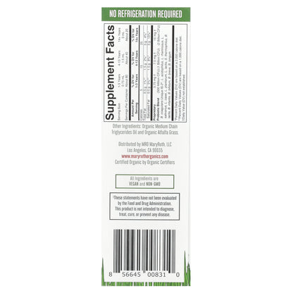 MaryRuth's, Organic Liquid Probiotic, Unflavored, 2 fl oz (60 ml)