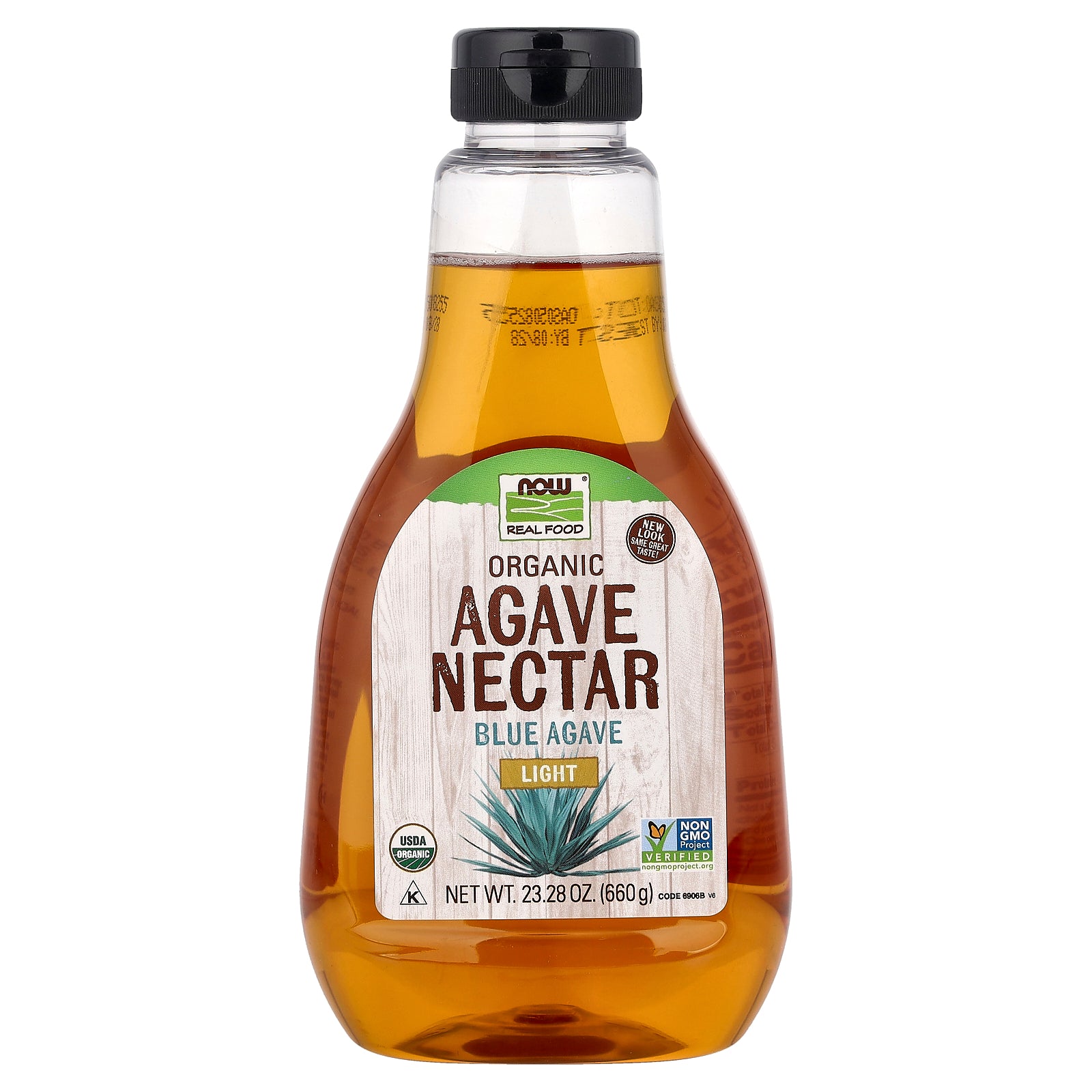 NOW Foods, Real Food, Organic Agave Nectar, Light, 23.28 oz (660 g)