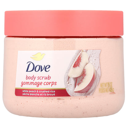 Dove, Body Scrub, White Peach & Crushed Rice, 15 oz (425 g)
