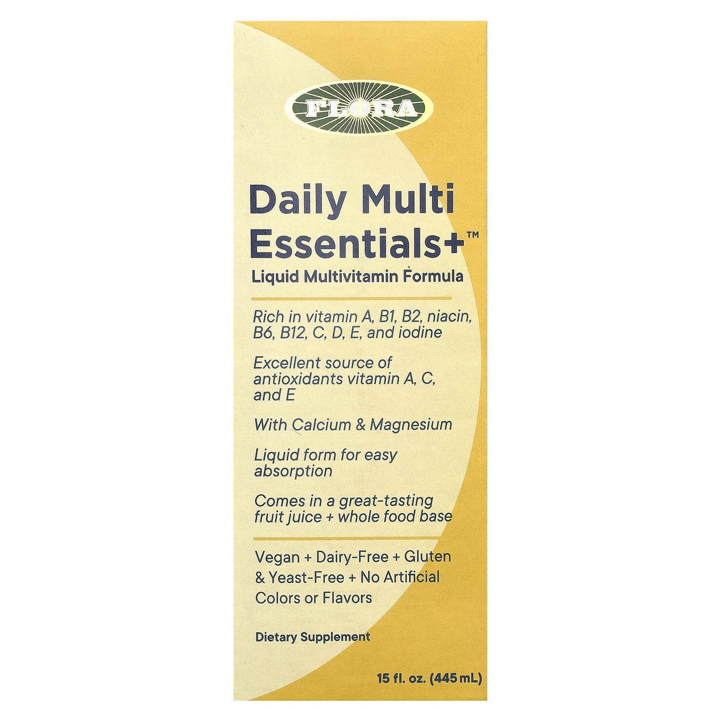 Flora, Daily Multi Essentials+, 15 fl oz (445 ml)