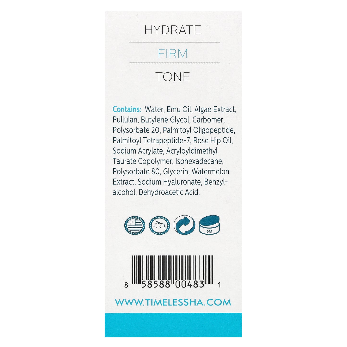 Timeless Skin Care, Hydrating Eye Cream , 0.5 fl oz (15 ml)