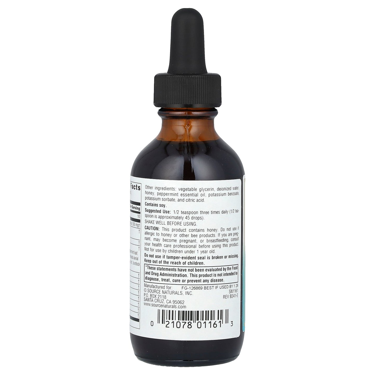 Source Naturals, Wellness, Herbal Resistance™ Liquid, Alcohol Free, 2 fl oz (59.14 ml)