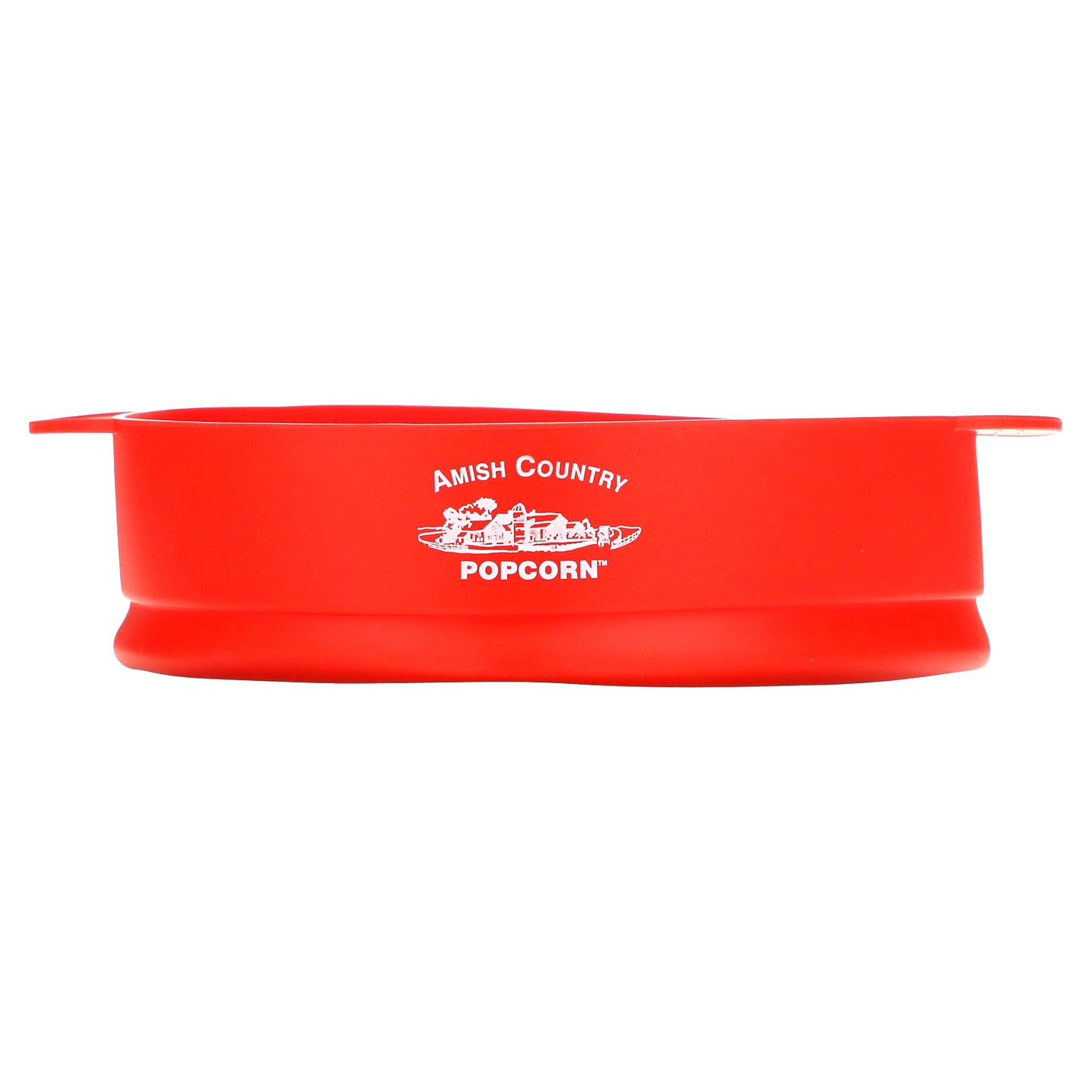 Amish Country Popcorn, Silicone Microwave Popcorn Popper, Red, 4 Pieces