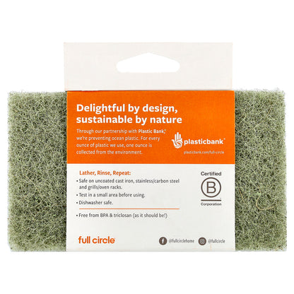 Full Circle, Agave Leaf Scour Pad, Maximum Strength, 3 Pack