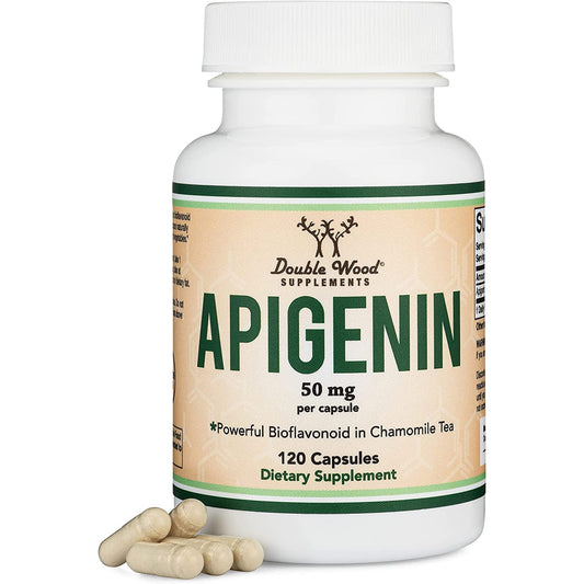 Double Wood Supplements, Apigenin, 50 mg, 120 Capsules