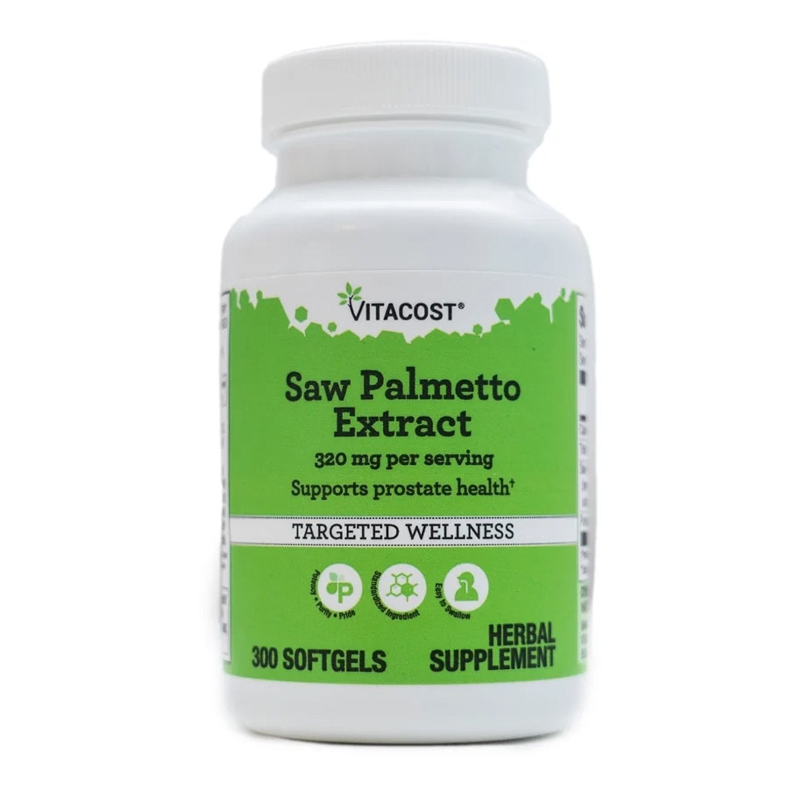 Vitacost, Saw Palmetto Extract, 300 Softgels
