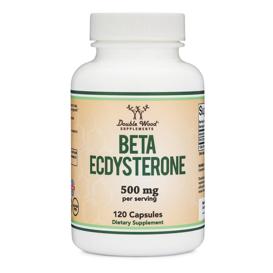 Double Wood Supplements, Beta Ecdysterone, 500 mg, 120 Capsules