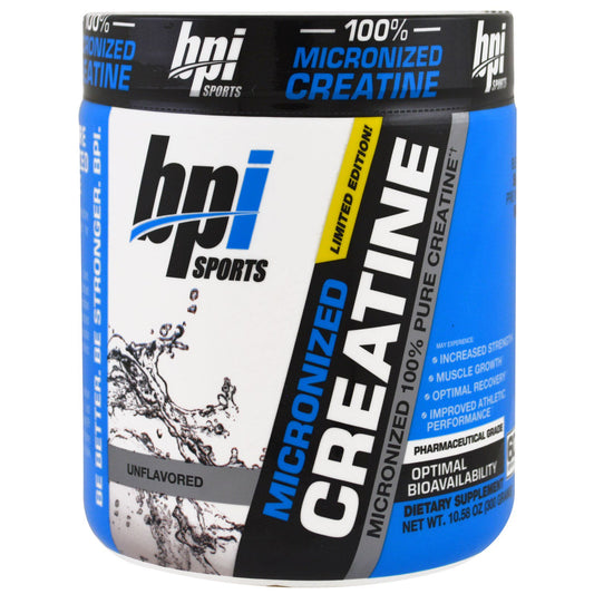 BPI Sports, Micronized Creatine, Limited Edition, Unflavored, 10.58 oz (300 g)