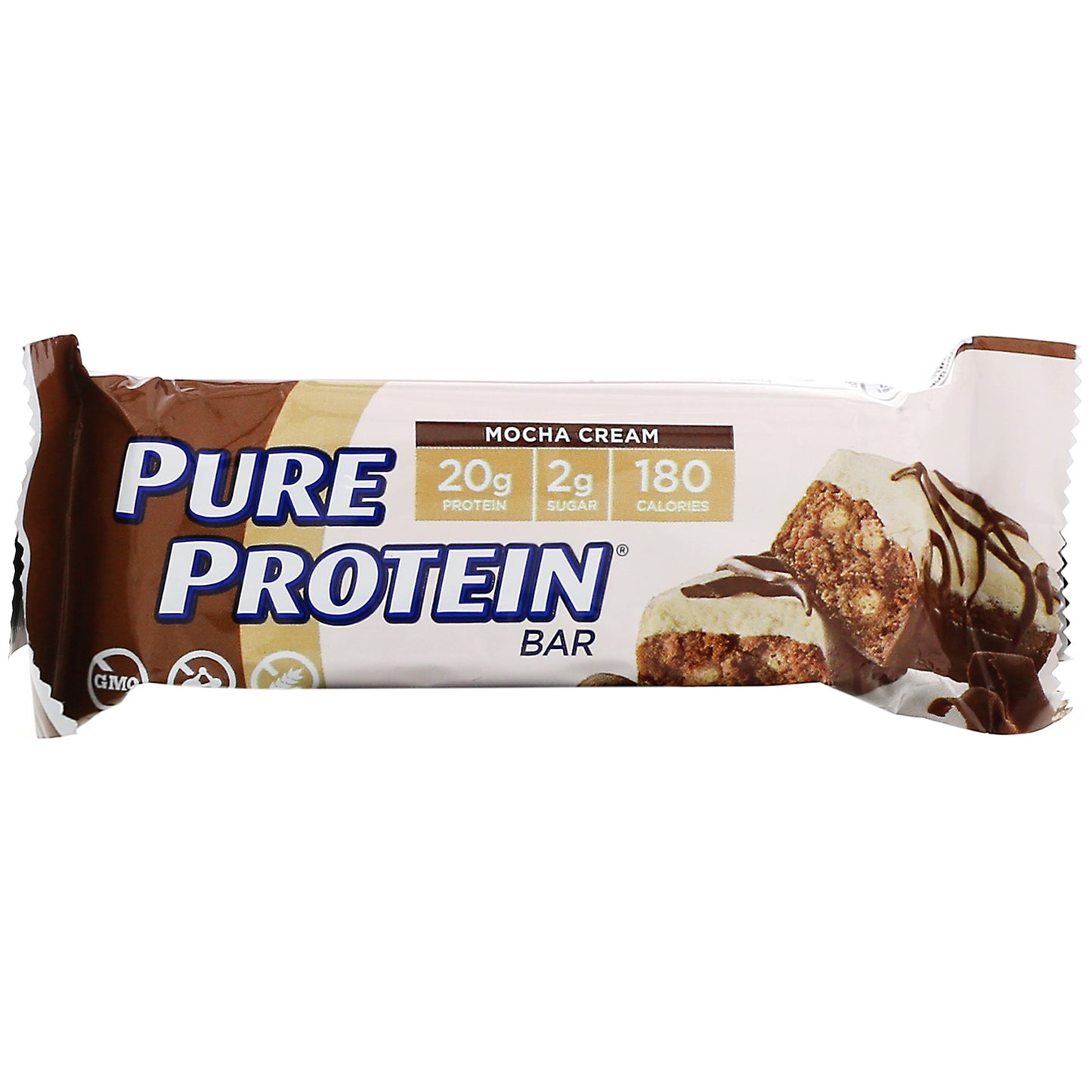 Pure Protein, Mocha Cream Bar, 6 Bars, 1.76 oz (50 g) Each