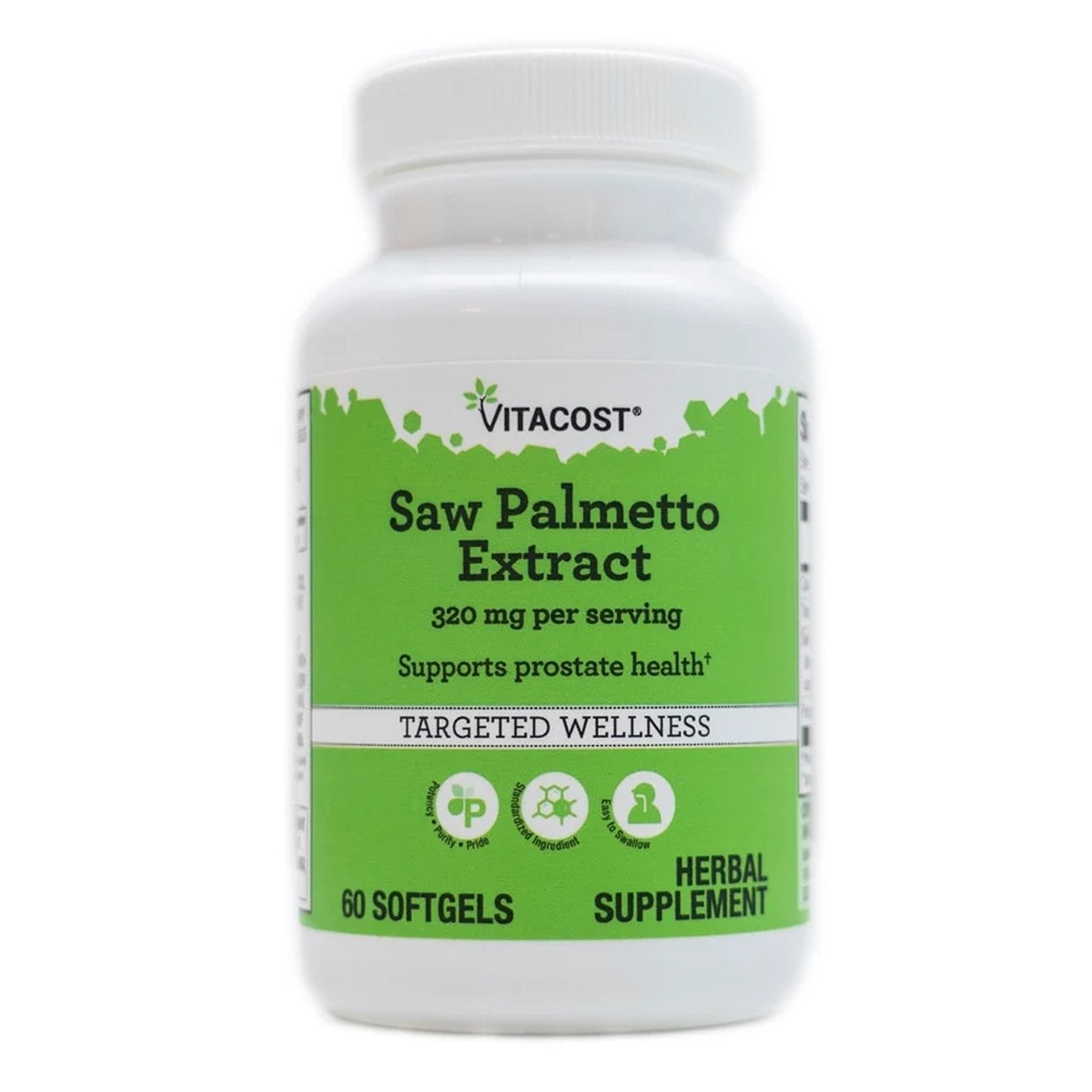 Vitacost, Saw Palmetto Extract, 60 Softgels