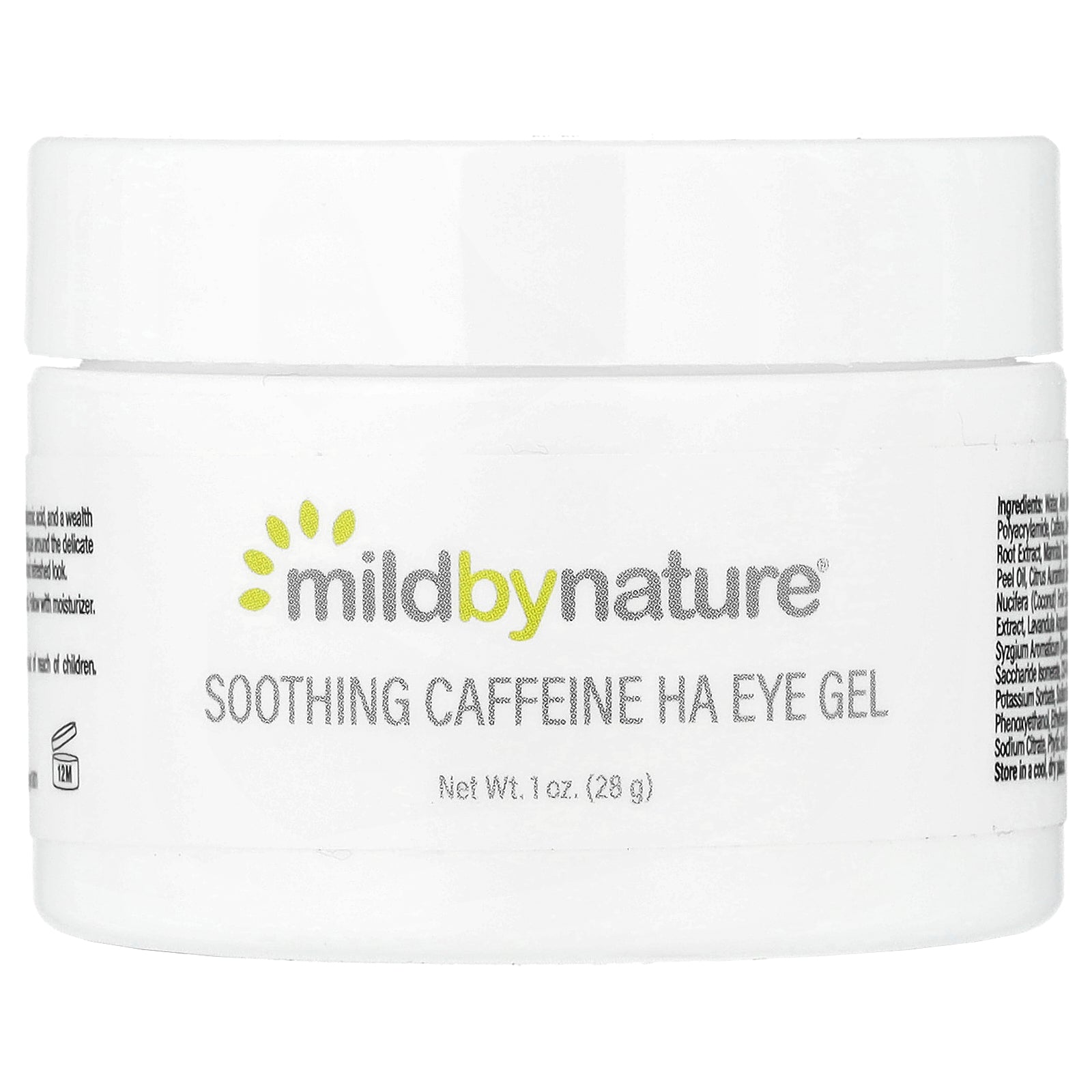 Mild By Nature, Soothing Caffeine Hyaluronic Acid Eye Gel, 1 oz (28 g)