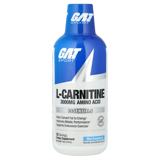 GAT, Sport, L-Carnitine, Blue Raspberry, 16 oz (473 ml)