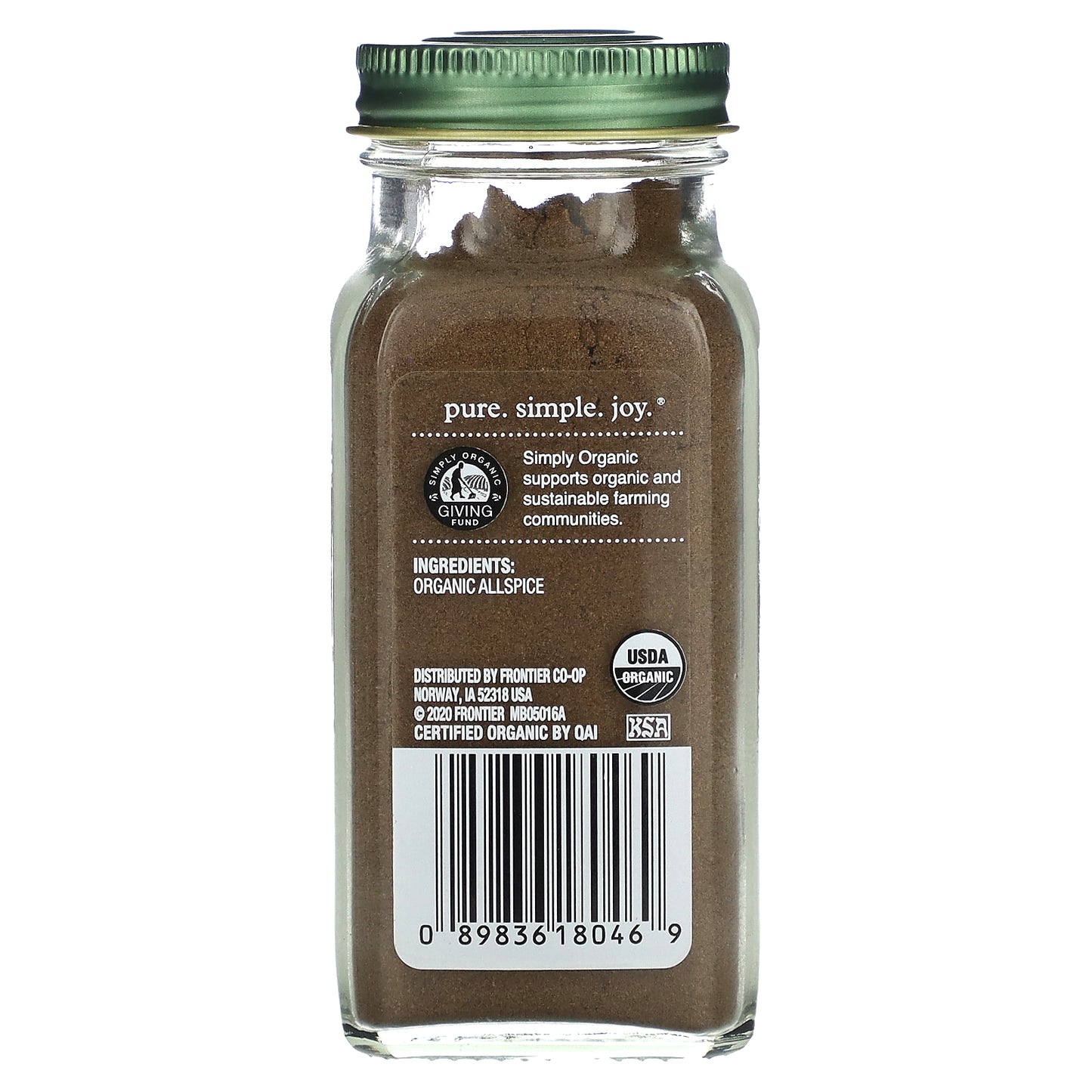 Simply Organic, Allspice, 2.57 oz (73 g)