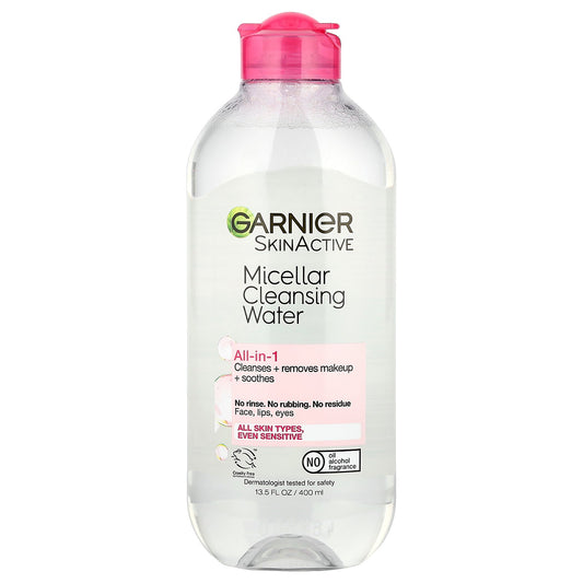 Garnier, SkinActive, Micellar Cleansing Water, All-In-1 , 13.5 fl oz (400 ml)