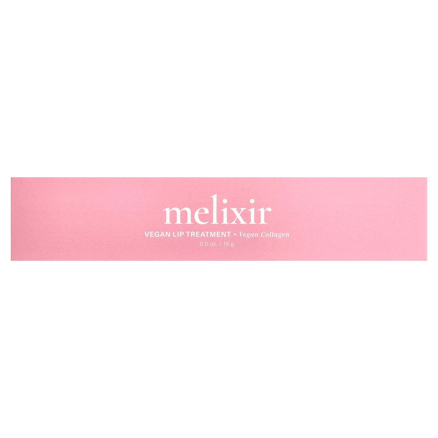 Melixir, Vegan Lip Treatment + Vegan Collagen, 2 Rose, 0.5 oz (15 g)