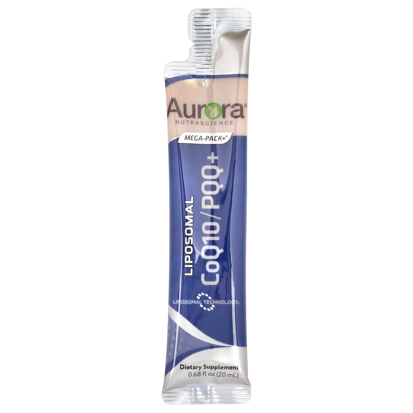 Aurora Nutrascience, Liposomal CoQ10/PQQ+, 32 Packets, 0.68 fl oz (20 ml) Each